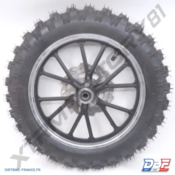 05// ROUE AVANT COMPLETE 10' POCKET BIKE, photo 1 sur Dirt Bike France