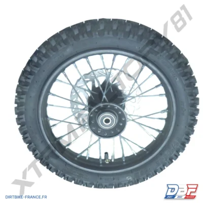08// ROUE AVANT 12' SX1100 JANTE+PNEU+CHAMBRE+DISQUE, photo 1 sur Dirt Bike France
