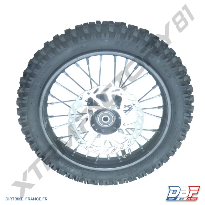 08// ROUE AVANT 12′ SX1100 JANTE+PNEU+CHAMBRE+DISQUE, Dirt Bike France - Photo N°2