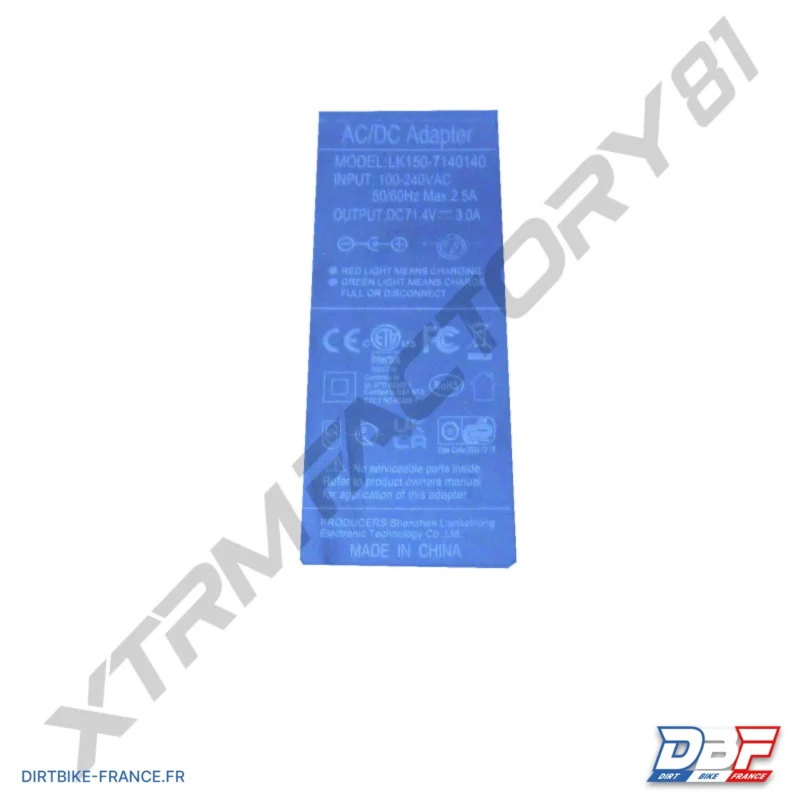 09// CHARGEUR LITHIUM 60V NRJ 2000, Dirt Bike France - Photo N°1