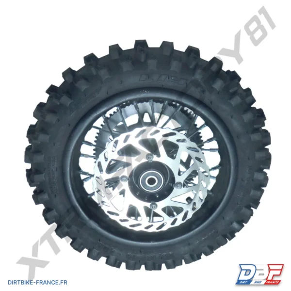 10// ROUE ARRIERE 10' SX1100 JANTE10'+PNEU10'+CHAMBRE+COURONNE+DISQUE, photo 1 sur Dirt Bike France