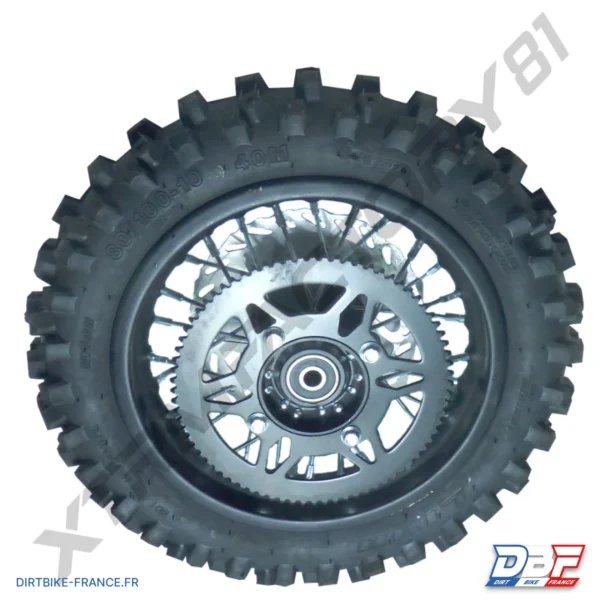 10// ROUE ARRIERE 10' SX1100 JANTE10'+PNEU10'+CHAMBRE+COURONNE+DISQUE, photo 2 sur Dirt Bike France