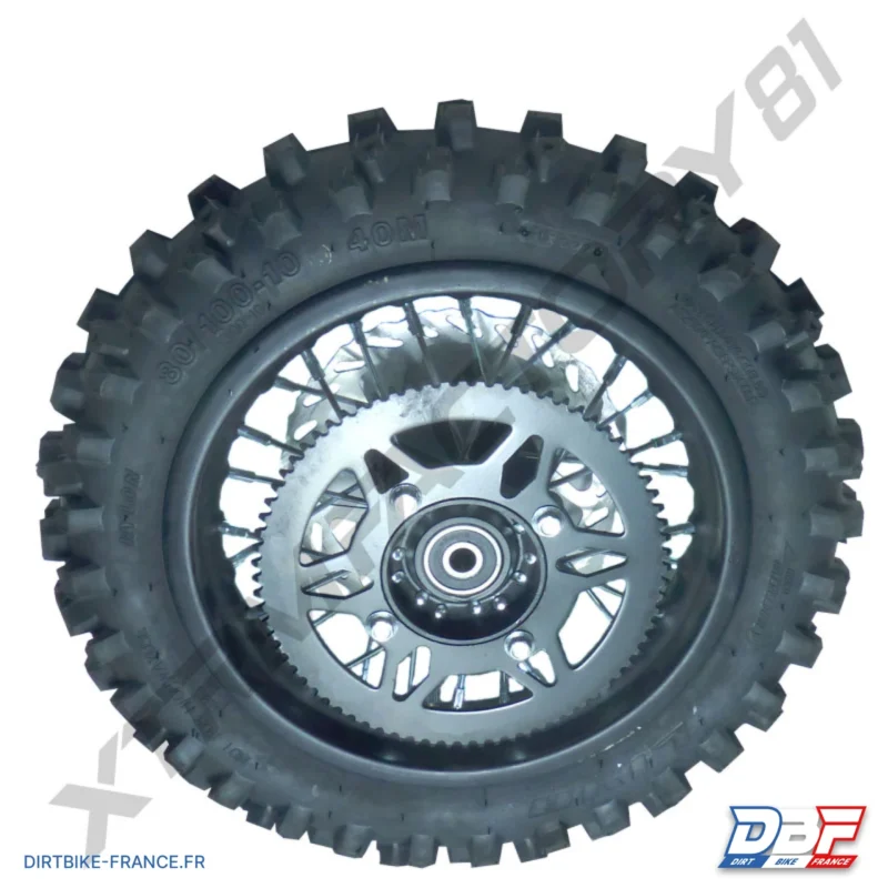 10// ROUE ARRIERE 10′  SX1100 JANTE10’+PNEU10’+CHAMBRE+COURONNE+DISQUE, Dirt Bike France - Photo N°2