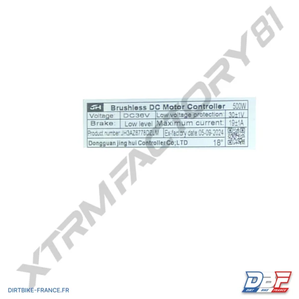 83// BOITIER CONTROLER DRAISIENNE 2024 DX18, photo 1 sur Dirt Bike France