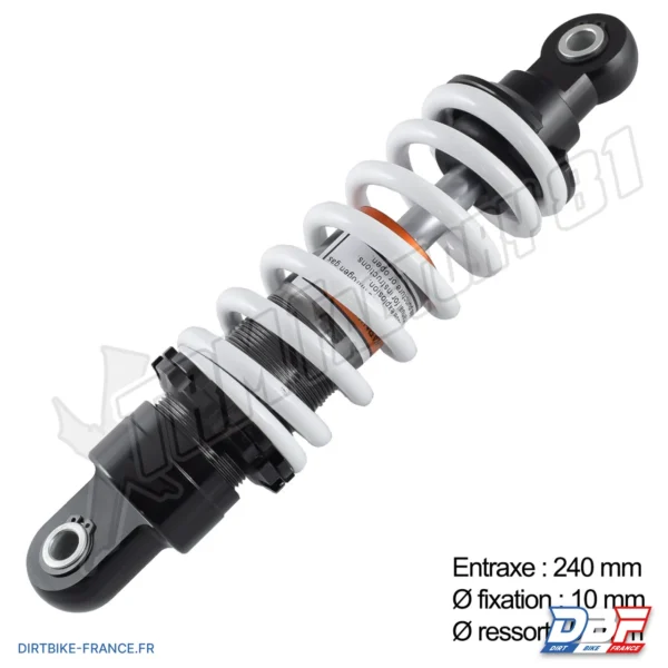 Amortisseur dirt BSE 90cc 240mm, photo 2 sur Dirt Bike France