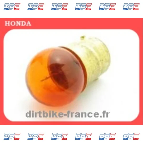 Ampoule cligno 12v 10w orange pour cabochon transparent honda dax st70, PIECES DETACHEES Dirt Bike France