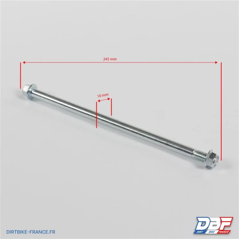 Axe de bras oscillant 245x10mm, Dirt Bike France - Photo N°2