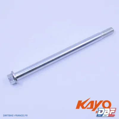 AXE DE ROUE AV D15X215MM KAYO, photo 1 sur Dirt Bike France