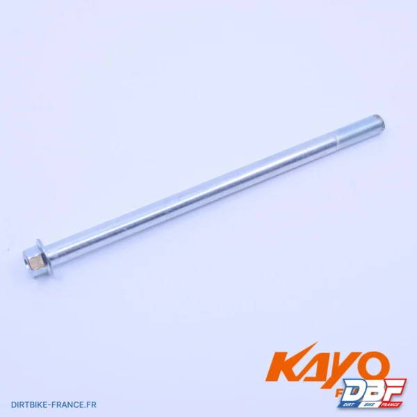 AXE ROUE AVANT KAYO KT50 M12*215, photo 2 sur Dirt Bike France