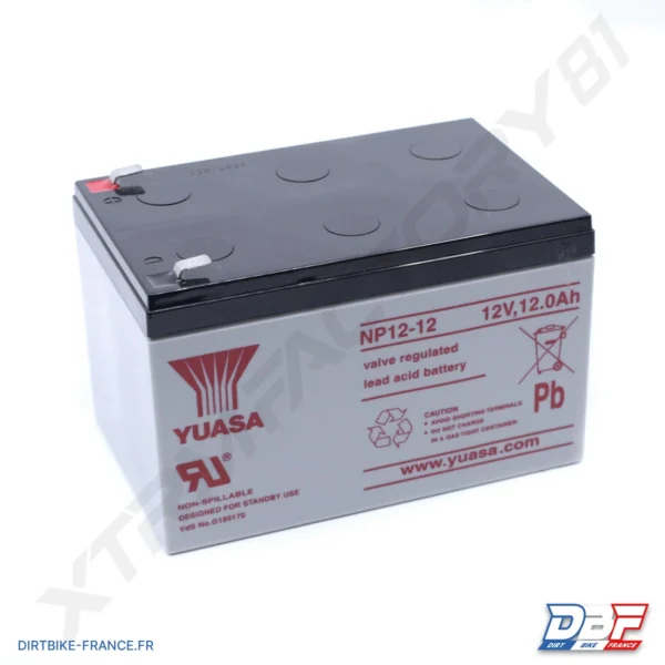 BATTERIE 12V 12AH QUAD ELEC COSSE, photo 3 sur Dirt Bike France