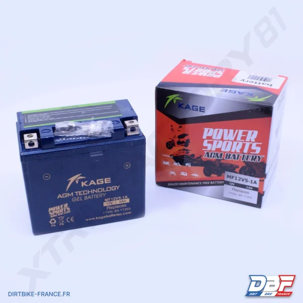 BATTERIE 12V 5AH, photo 3 sur Dirt Bike France