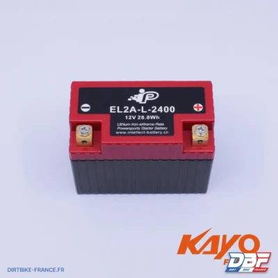 BATTERIE EL2A-L-2400 12V 28.8Wh KAYO 250 T4, photo 1 sur Dirt Bike France