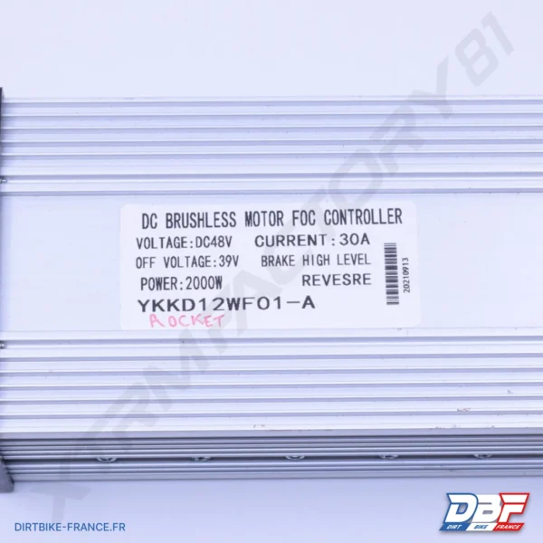 BOITIER CONTROLEUR 2000W 48V 30A ROCKET, photo 1 sur Dirt Bike France