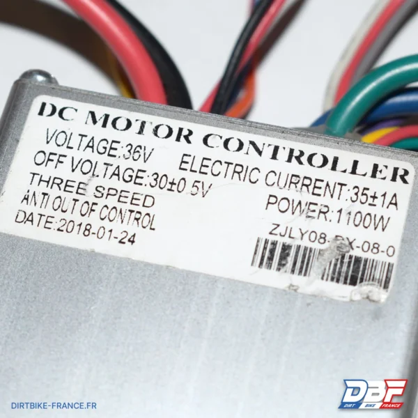 BOITIER ELECTRONIQUE POCKET QUAD DYNOSTAR 36V 1100W ZJLY08-BX-06, photo 2 sur Dirt Bike France