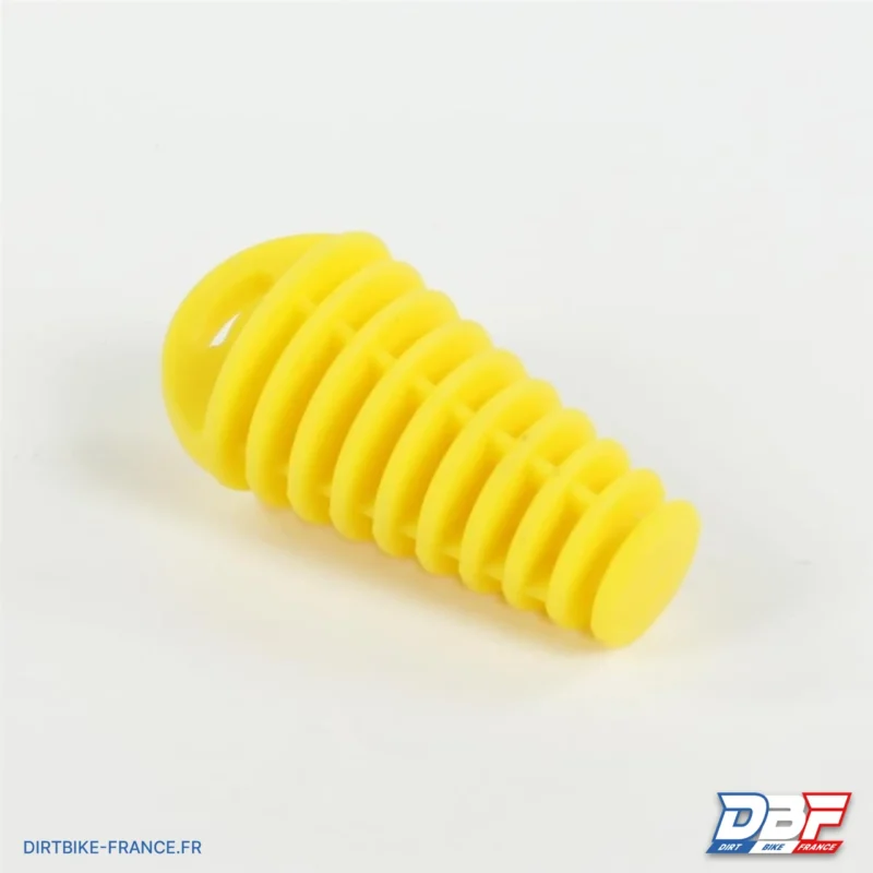 Bouchon de lavage pour echappement jaune, Dirt Bike France - Photo N°1