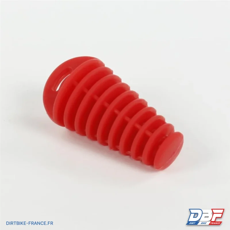 Bouchon de lavage pour echappement rouge, Dirt Bike France - Photo N°1