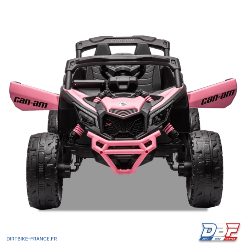 Buggy électrique enfant can am maverick utv Rose, Dirt Bike France - Photo N°3