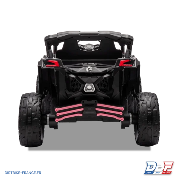 Buggy électrique enfant can am maverick utv Rose, photo 4 sur Dirt Bike France
