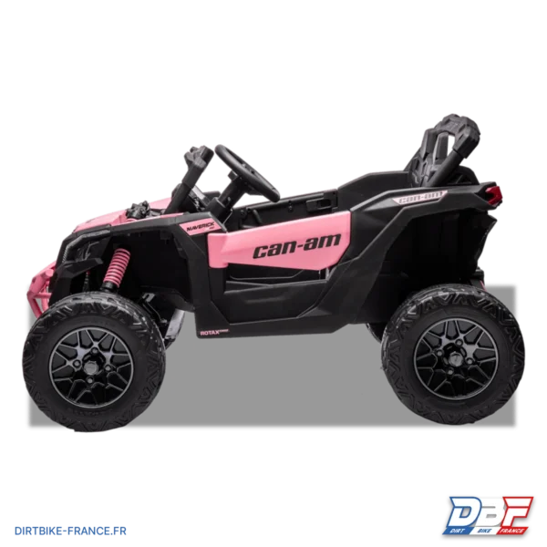 Buggy électrique enfant can am maverick utv Rose, photo 5 sur Dirt Bike France