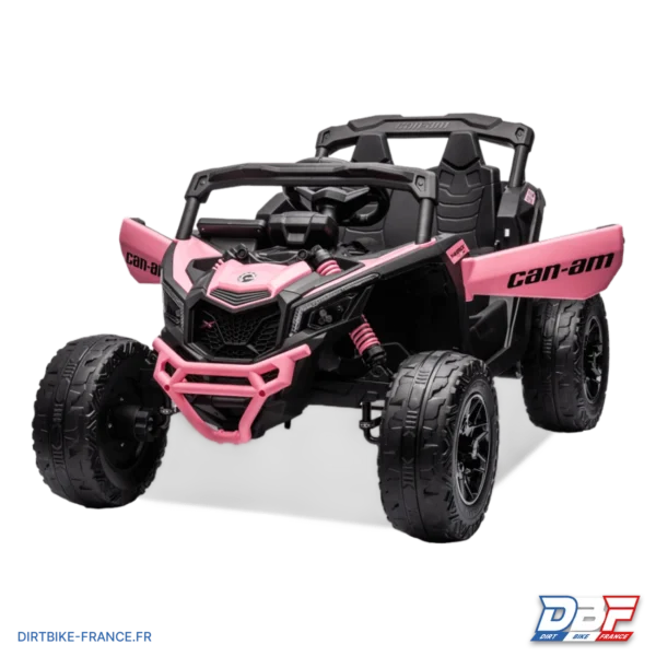 Buggy électrique enfant can am maverick utv Rose, photo 6 sur Dirt Bike France