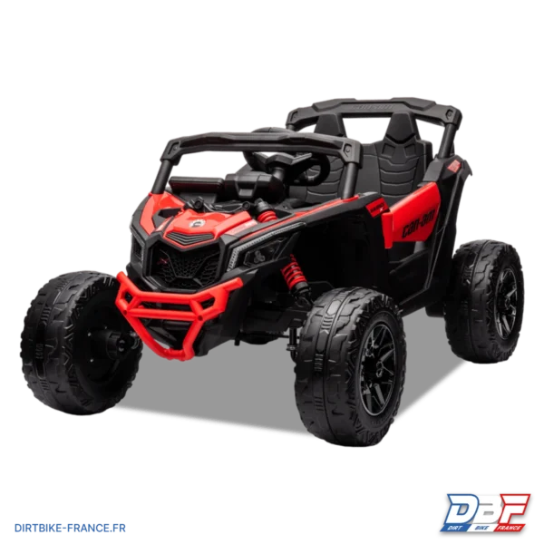 Buggy électrique enfant can am maverick utv Rouge , photo 2 sur Dirt Bike France