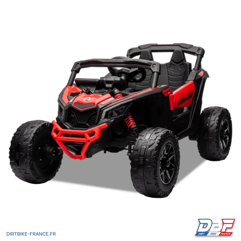 Buggy électrique enfant can am maverick utv Rouge, Dirt Bike France - Photo N°2