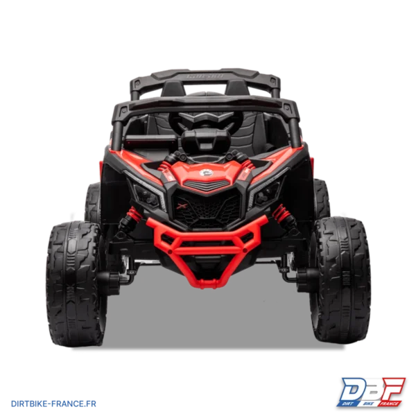 Buggy électrique enfant can am maverick utv Rouge , photo 3 sur Dirt Bike France
