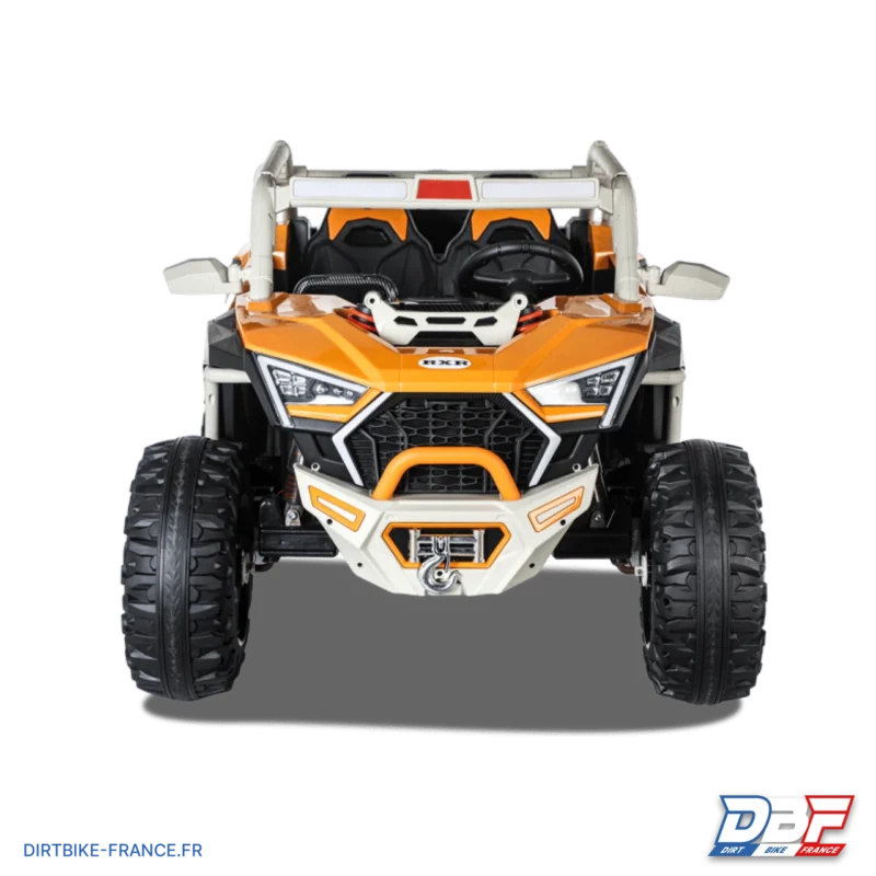 Buggy électrique enfant rzr pro r 12v Orange, Dirt Bike France - Photo N°2