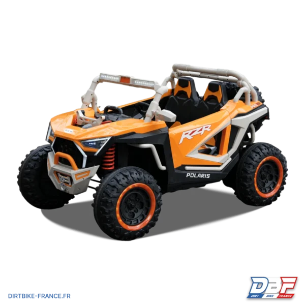 Buggy électrique enfant rzr pro r 12v Orange, photo 4 sur Dirt Bike France