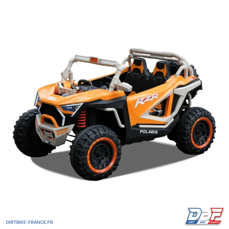 Buggy électrique enfant rzr pro r 12v Orange, Dirt Bike France - Photo N°4