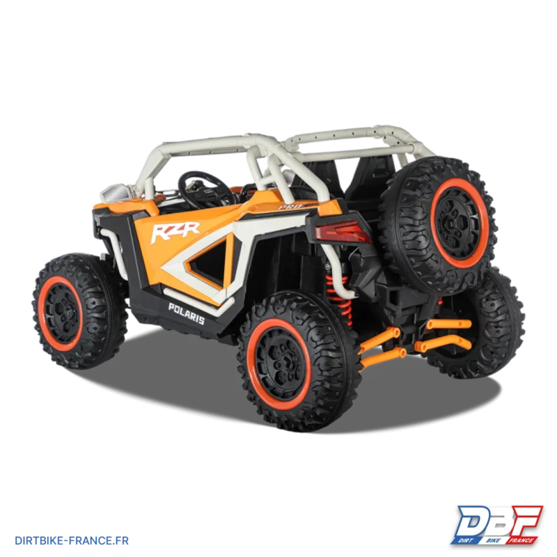 Buggy électrique enfant rzr pro r 12v Orange, Dirt Bike France - Photo N°5