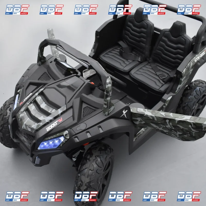 Buggy électrique enfant smx big horn pro 24V Noir/Camo Noir/Camo, Dirt Bike France - Photo N°10