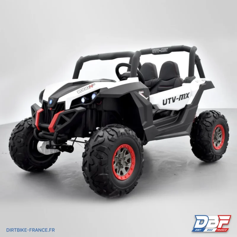 Buggy électrique enfant smx raptor 4wd Blanc, Dirt Bike France - Photo N°2