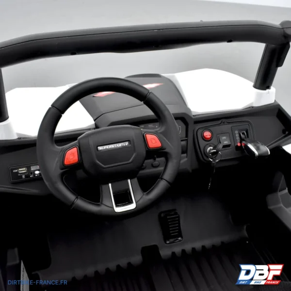 Buggy électrique enfant smx raptor 4wd Blanc, photo 5 sur Dirt Bike France