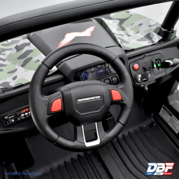 Buggy électrique enfant smx raptor 4wd Noir/Camo, photo 5 sur Dirt Bike France