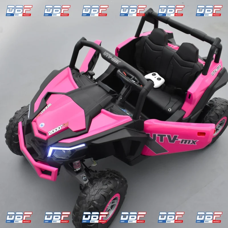 Buggy électrique enfant smx scorpion Rose, Dirt Bike France - Photo N°11