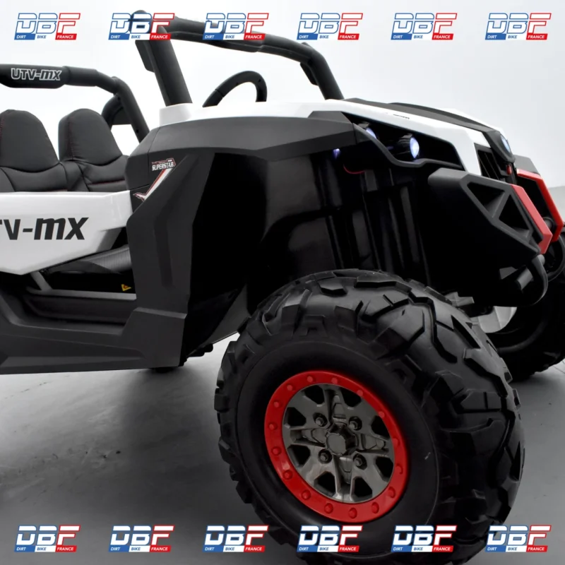 Buggy électrique enfant smx utv mx 4wd Blanc, Dirt Bike France - Photo N°12