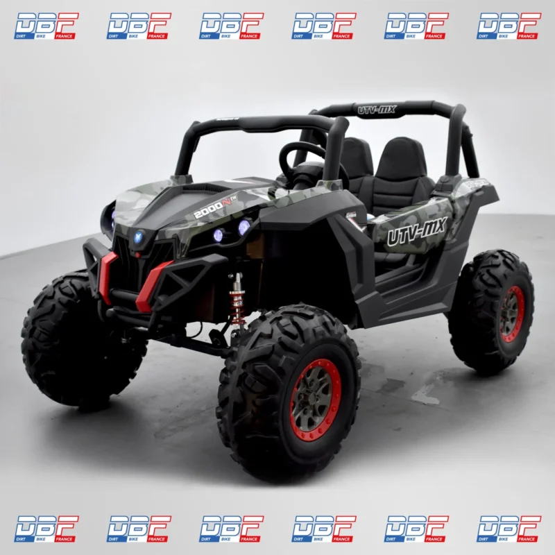 Buggy électrique enfant smx utv mx 4wd Noir/Camo, Dirt Bike France - Photo N°2