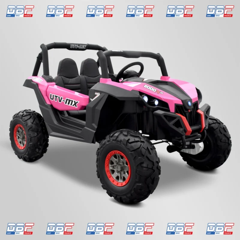 Buggy électrique enfant smx utv mx 4wd Rose, Dirt Bike France - Photo N°1