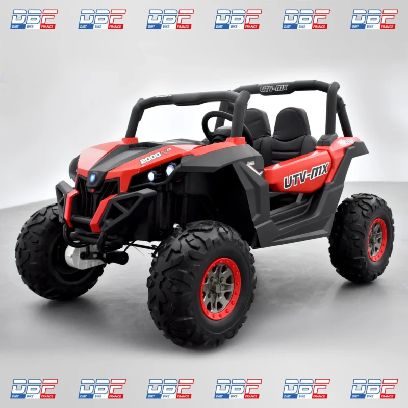 Buggy électrique enfant smx utv mx 4wd Rouge, Dirt Bike France - Photo N°2