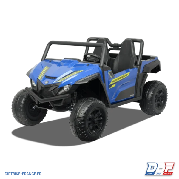 Buggy électrique enfant Yamaha Wolverine X2 Bleu, photo 2 sur Dirt Bike France