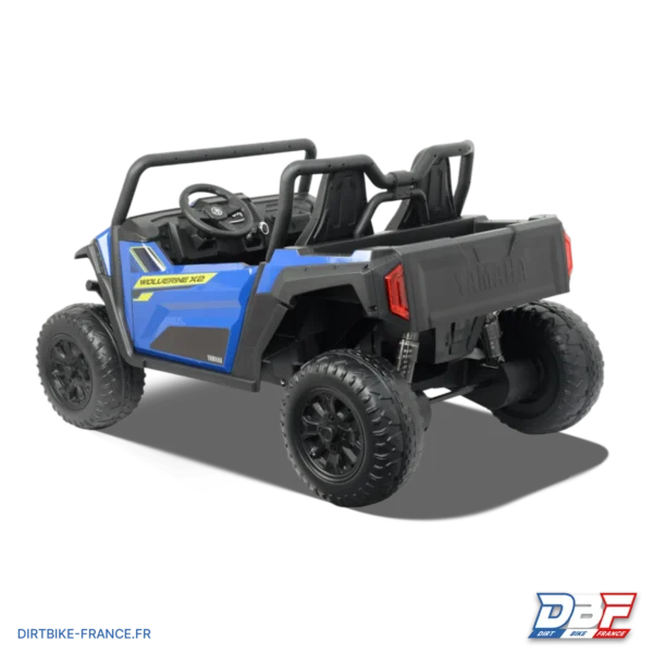 Buggy électrique enfant Yamaha Wolverine X2 Bleu, photo 5 sur Dirt Bike France