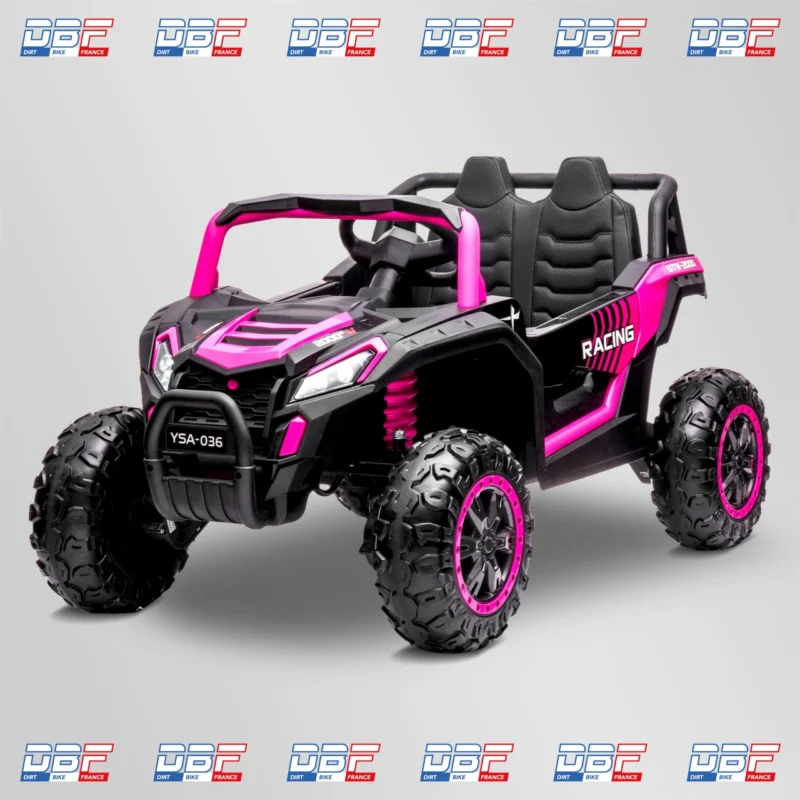 Buggy enfant électrique smx big horn 12V Rose, Dirt Bike France - Photo N°2