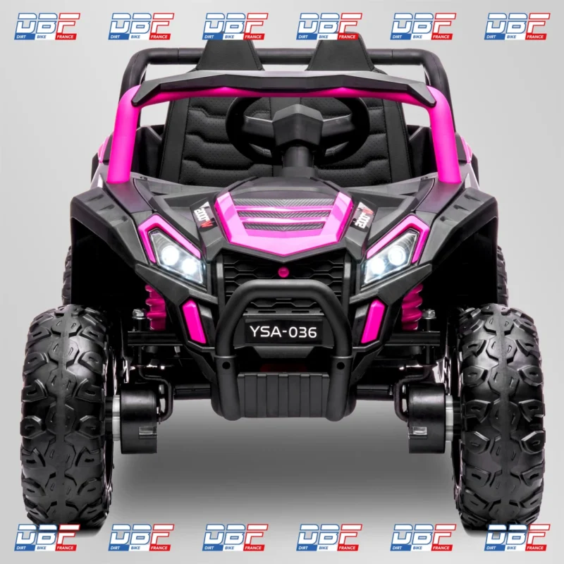 Buggy enfant électrique smx big horn 12V Rose, Dirt Bike France - Photo N°3