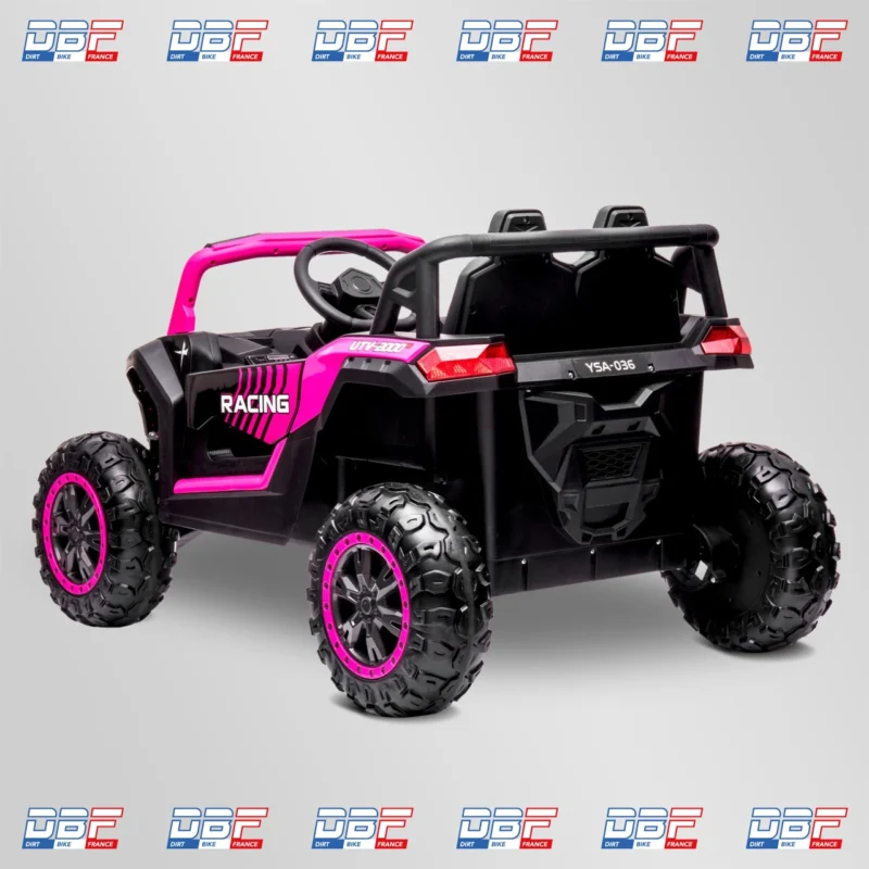 Buggy enfant électrique smx big horn 12V Rose, Dirt Bike France - Photo N°7