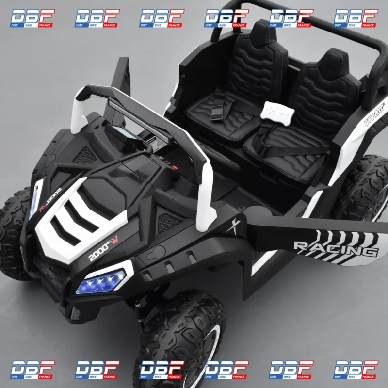 Buggy enfant électrique smx big horn 24V Blanc, Dirt Bike France - Photo N°10