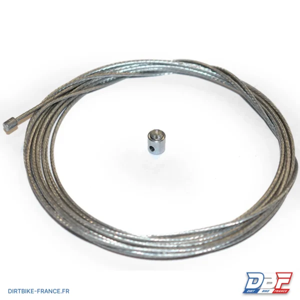 Câble accélérateur 2,5 mètres + serre câble, photo 1 sur Dirt Bike France