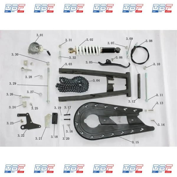 Cable d’accélérateur nrg 50 9cv – 3.5cv, ÉCHAPPEMENT GUIDON Dirt Bike France