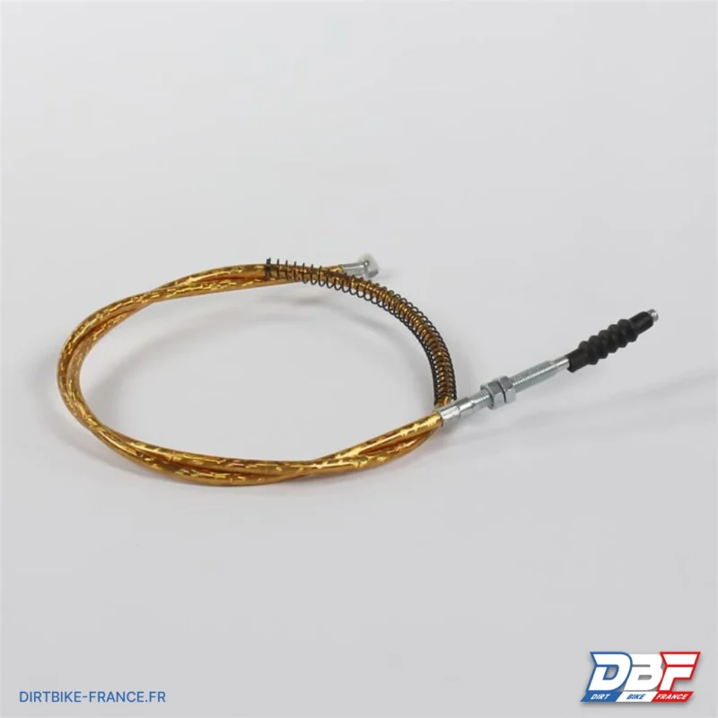 Cable d’embrayage 930mm/1000mm jaune, Dirt Bike France - Photo N°1