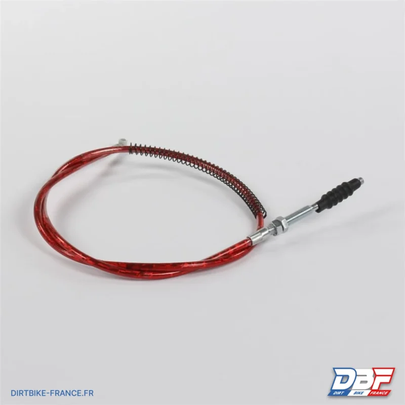 Cable d’embrayage 930mm/1000mm rouge, Dirt Bike France - Photo N°1